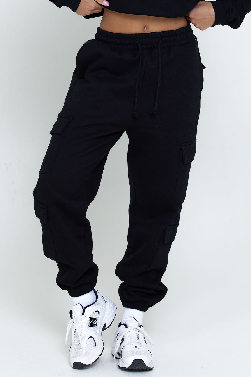 CLOUD CARGO SWEATPANTS - ONYX